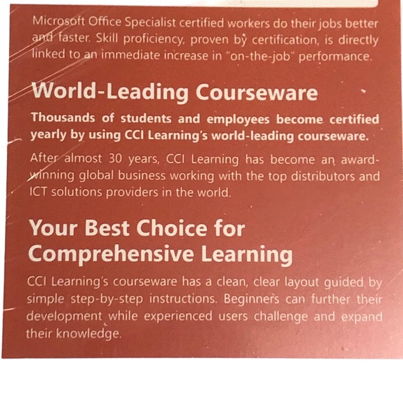 Microsoft Office PowerPoint 2016 Educational Certification Learning Guide-New - Picture 11 of 11